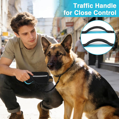 Hands-Free Bungee Dog Leash for Large Dogs, Waist Leash for Dog Walking